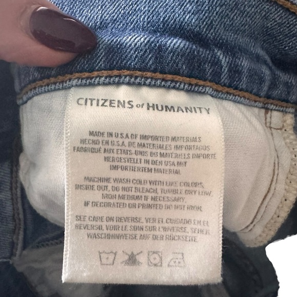 Citizens of Humanity - Claire Mid-Rise Super Flare Boho Jeans Sz 27 - Picture 9 of 11